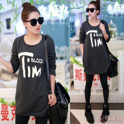 【孕婦裝秋冬裝時尚韓版孕婦衛衣加厚加絨字母孕婦上衣X7493070】深圳市寶安區西鄉語萱服飾批發商行 - 產品庫